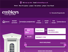 Tablet Screenshot of embleys.co.uk